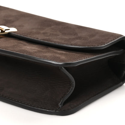 The Row Nubuck Calfskin Sofia E/W Crossbody Wood Brown 9 of 9