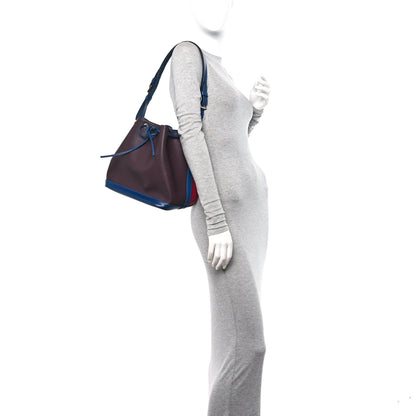 Louis Vuitton Epi Tri-Color Petit Noe NM Quetsche Fuchsia Saphir 2 of 10