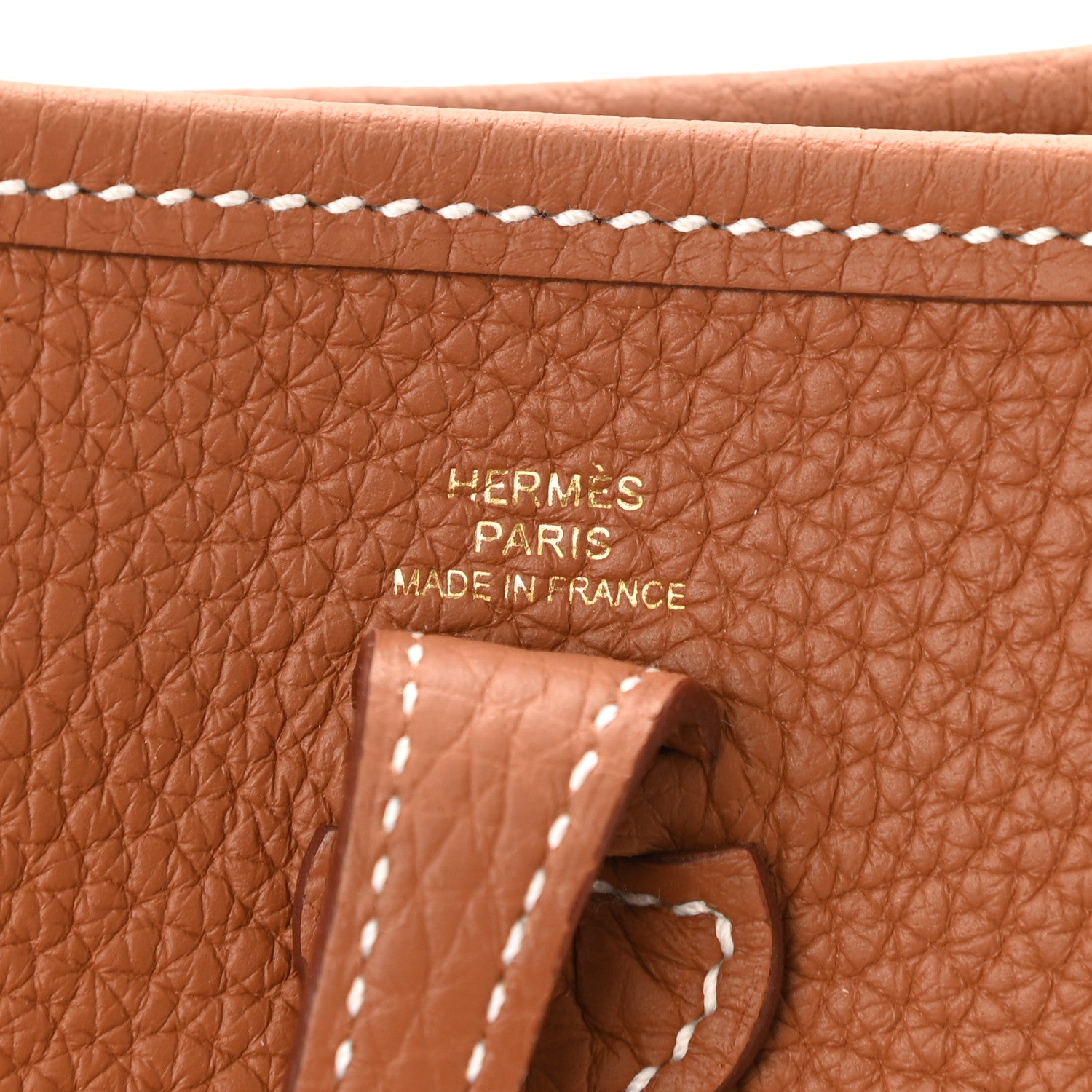 Hermes Taurillon Clemence Evelyne TPM Gold 6 of 11