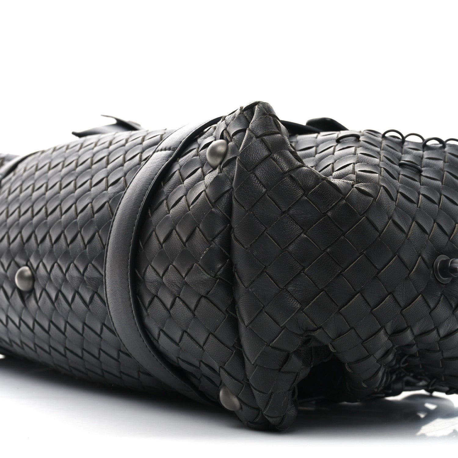 Bottega Veneta Nappa Intrecciato Montaigne Rings Bag Black 11 of 11