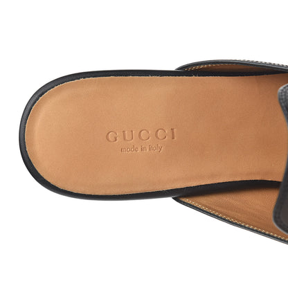 Gucci Calfskin Womens Princetown Slippers 39 Black 7 of 9