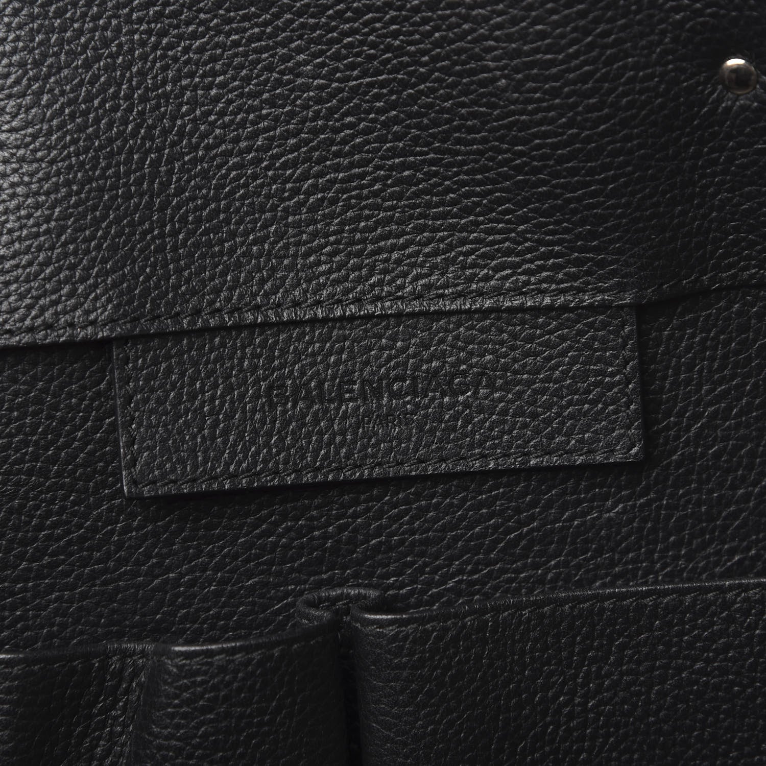 Balenciaga Supple Calfskin Papier A4 Zip Around Tote Black 6 of 14