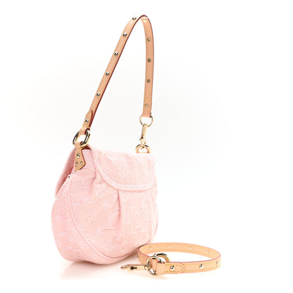 Louis Vuitton Monogram Denim Sunset Washed Pink 2 of 9