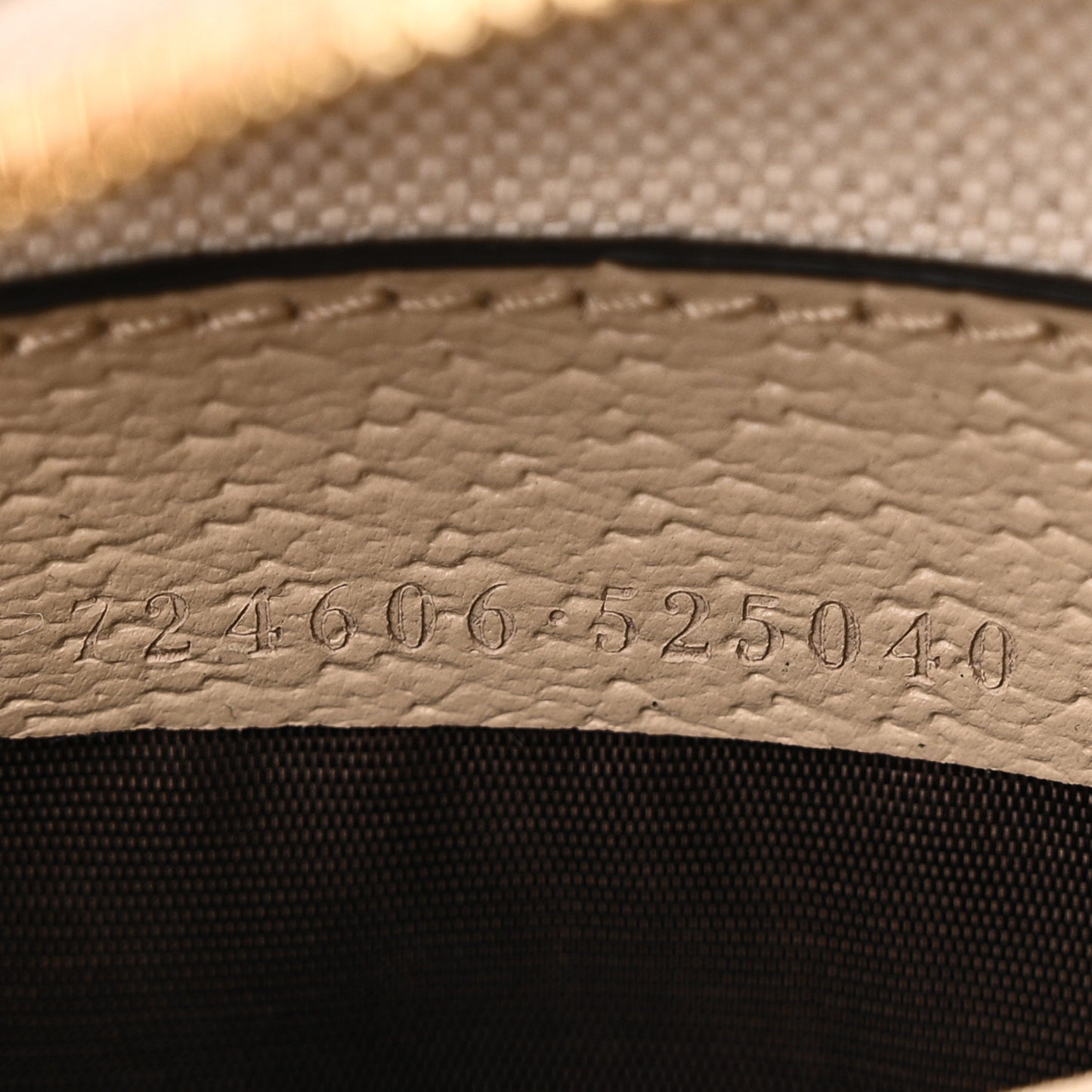 GG Supreme Monogram Textured Dollar Calfskin Web Mini Ophidia Top Handle Bowler Bag Beige Mystic White Oatmeal
