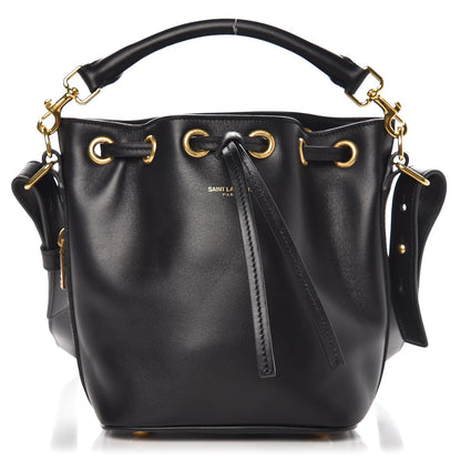 Saint Laurent Calfskin Small Emmanuelle Bucket Bag Black 1 of 8
