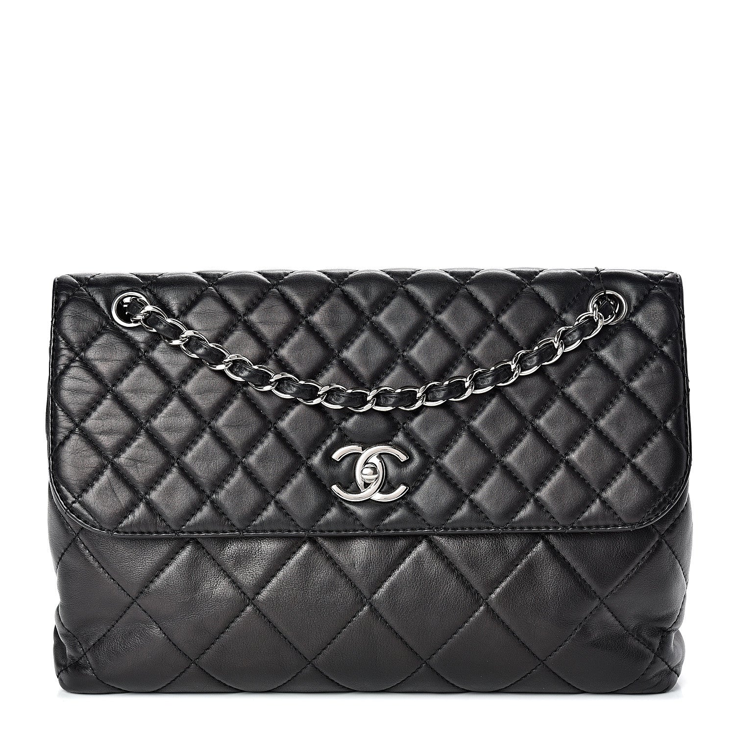 Chanel Calfskin Quilted In The Business Flap Bag Black 1 of 10