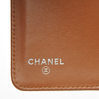 Chanel Caviar Quilted Zipped Pocket Wallet Dark Beige 6 of 9