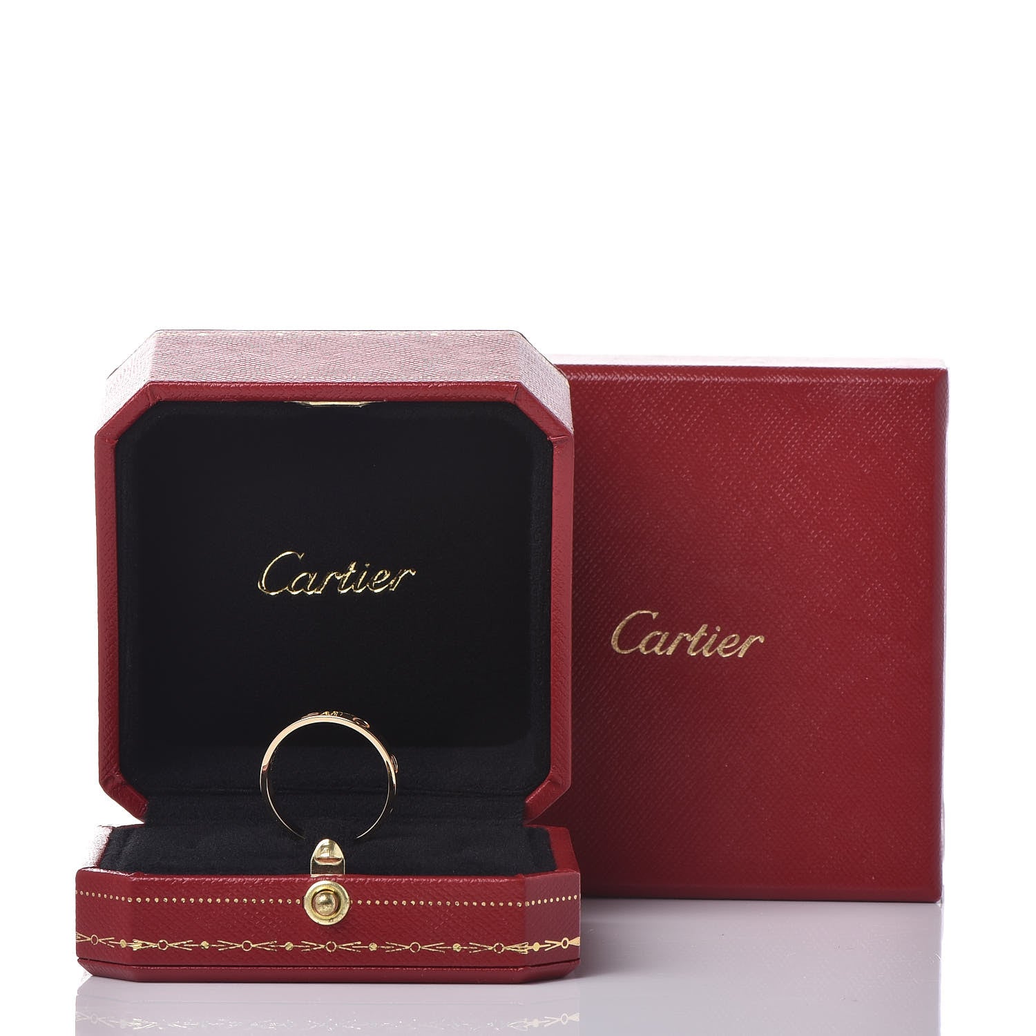 Cartier 18K Yellow Gold 3.5mm LOVE Wedding Band Ring 59 8.75 5 of 5
