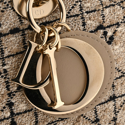 Christian Dior Tweed Cannage Medium Lady D-Joy Natural Black 12 of 12