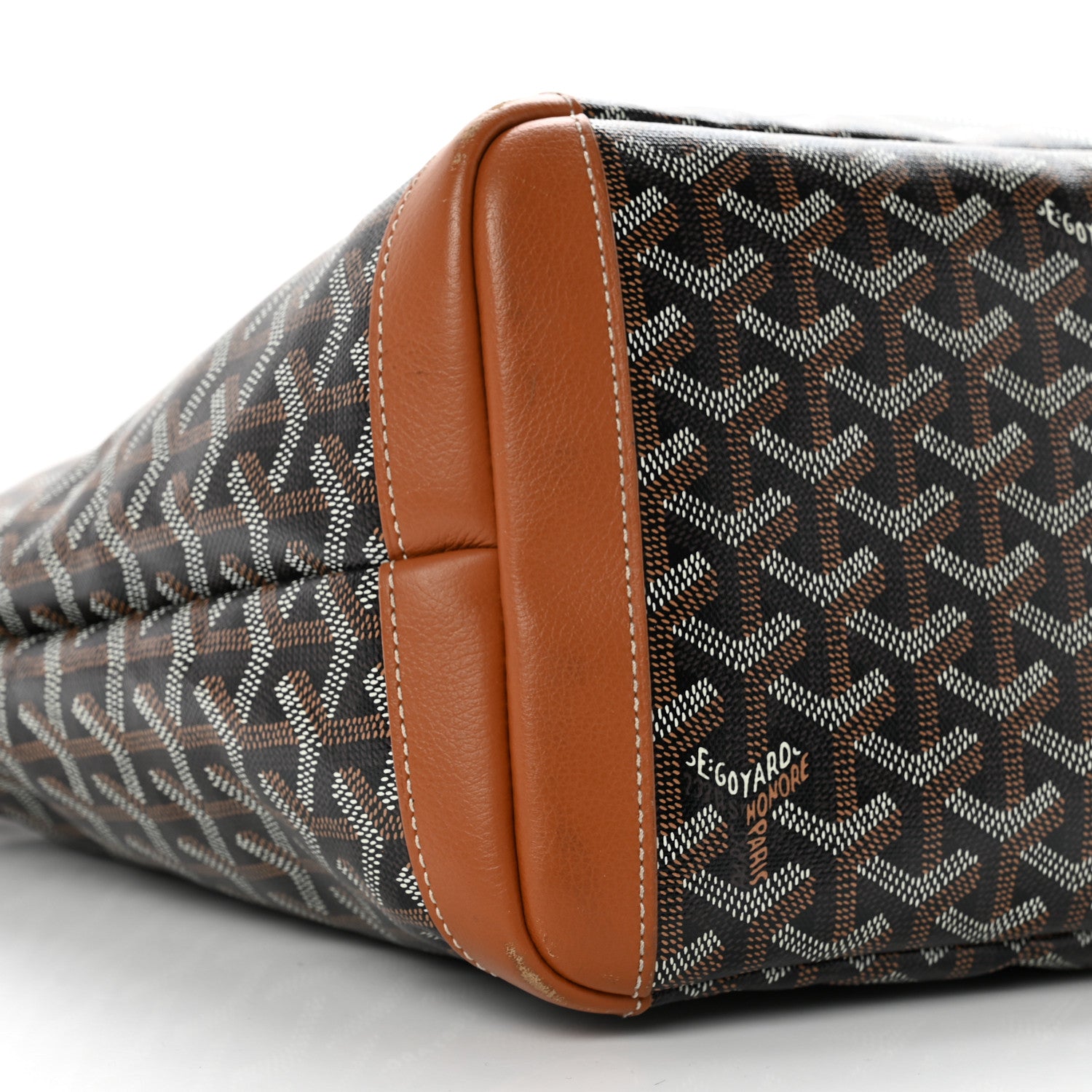 Goyard Goyardine Artois MM Black Gold 6 of 10