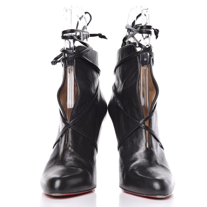 Christian Louboutin Shiny Nappa S.I.T. Rain 100 Ankle Boots 37 Black 5 of 13
