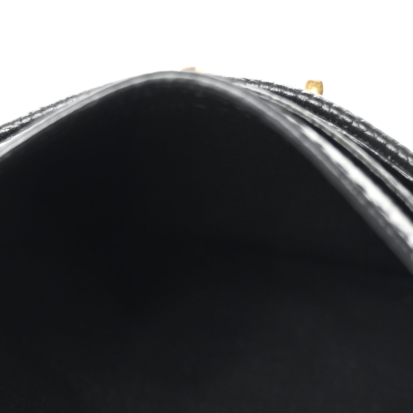 Grain De Poudre Matelasse Chevron Monogram Credit Card Case Black