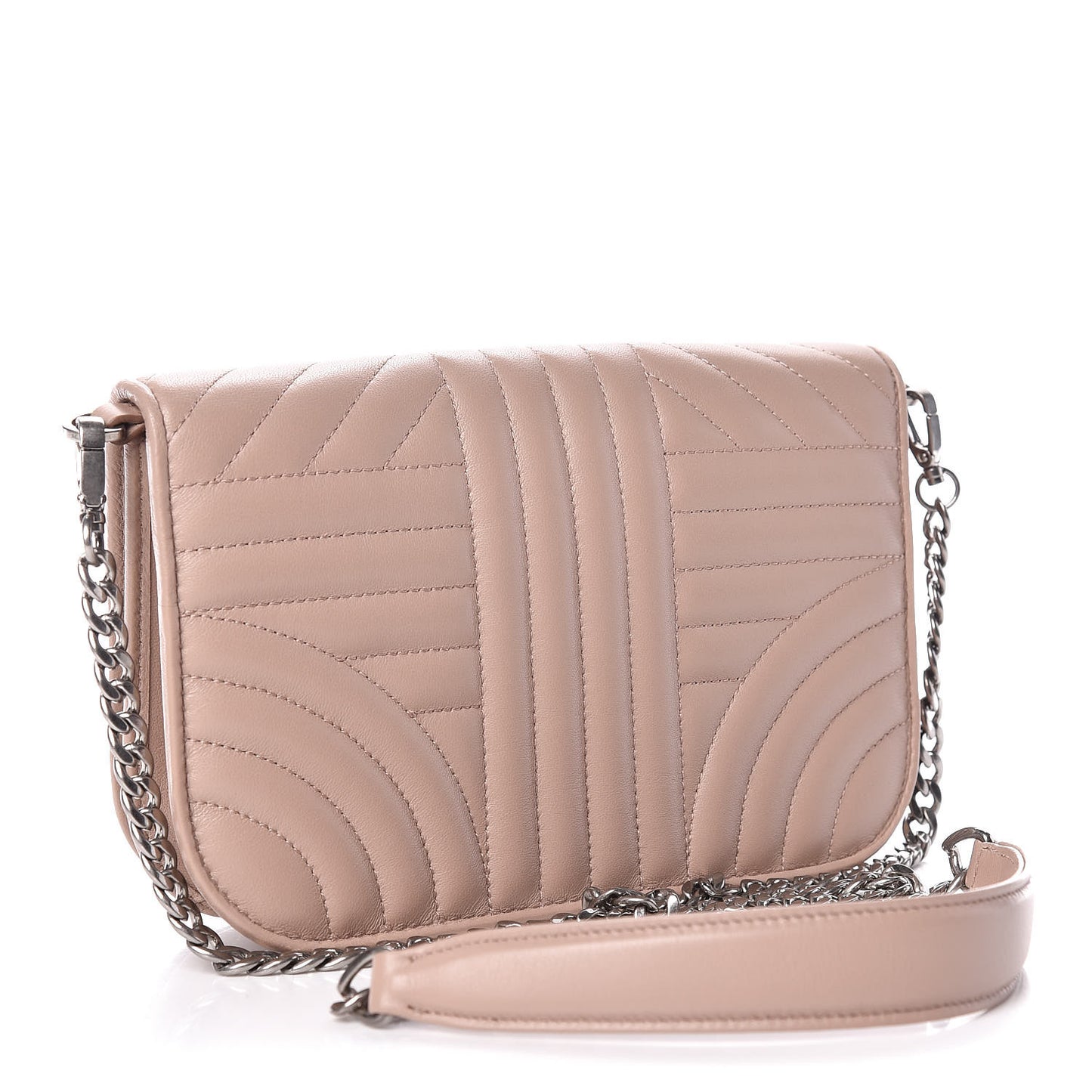Nappa Impunture Small Diagramme Crossbody Bag Cipria