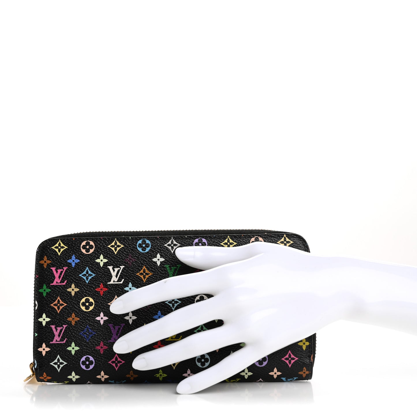 Monogram Multicolor Zippy Wallet Black Grenade