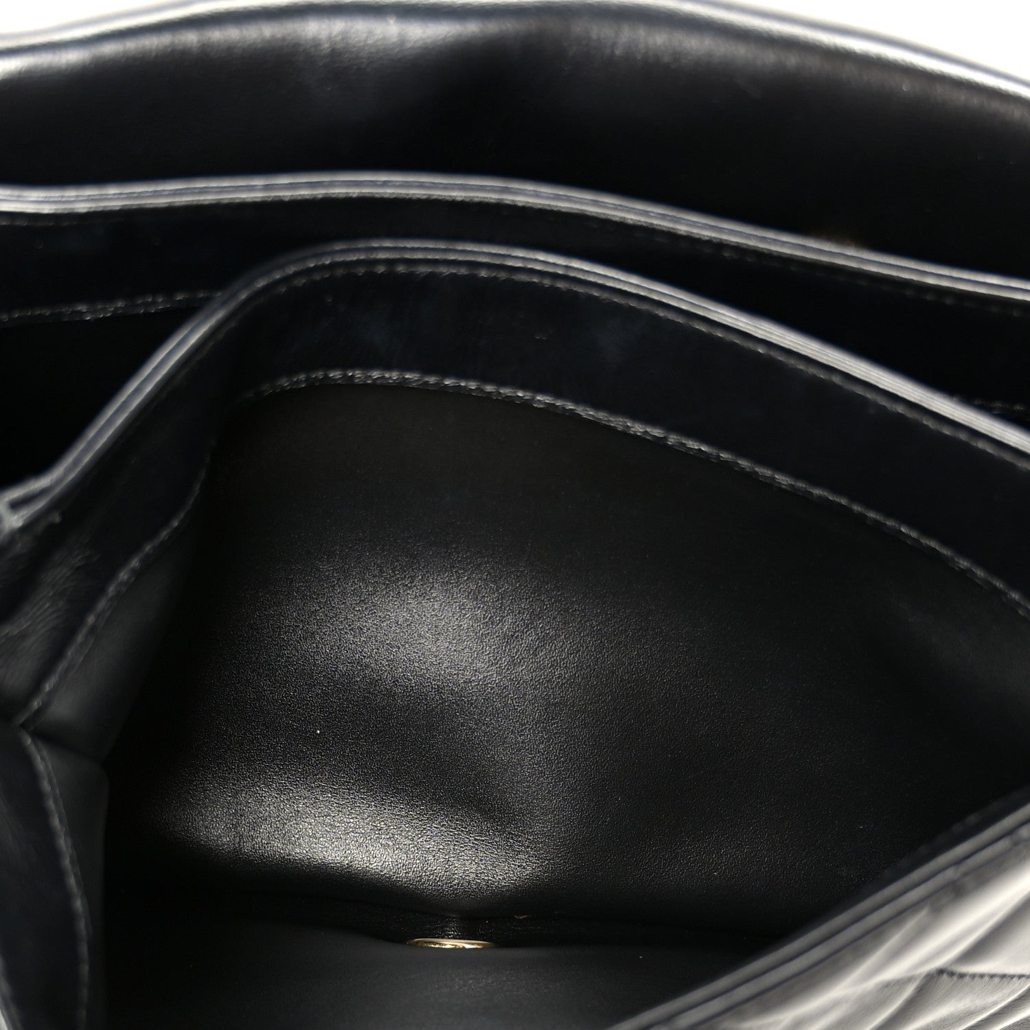 Chanel Lambskin Quilted Medium Color Match Flap Black 8 of 13