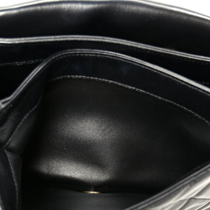 Chanel Lambskin Quilted Medium Color Match Flap Black 8 of 13