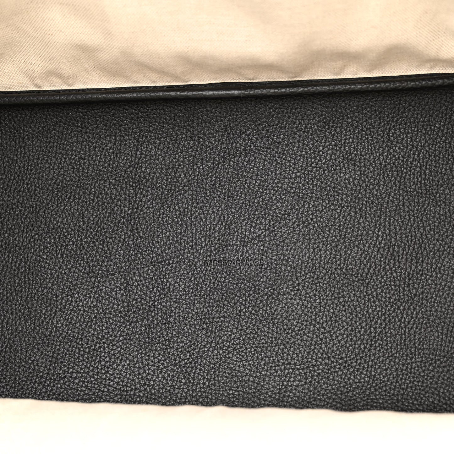 Monogram Jumbo GG Calfskin Web Large Shopping Tote Black