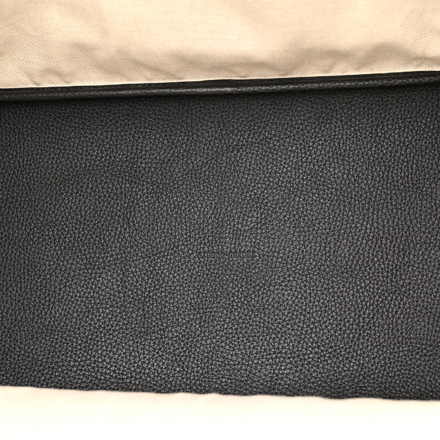 Gucci Monogram Jumbo GG Calfskin Web Large Shopping Tote Black 6 of 11