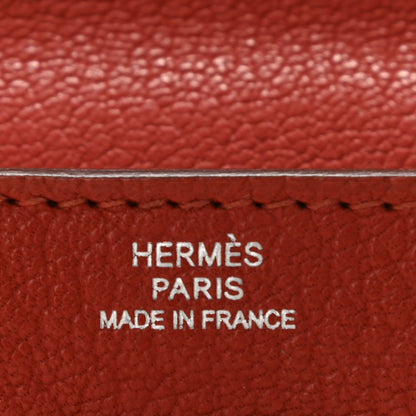 Hermes Chevre Mysore Kelly Longue Wallet Coq De Roche 6 of 8