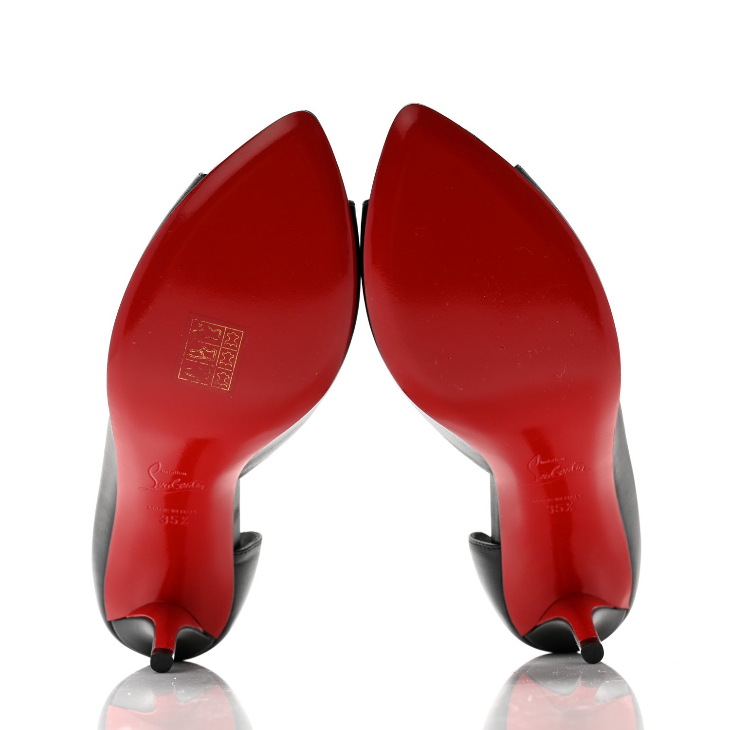 Christian Louboutin Nappa Apostropha 80 Pumps 35.5 Black 5 of 9
