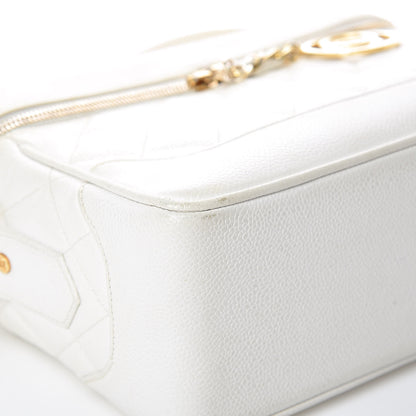 Chanel Caviar Quilted Camera Case White 11 of 28