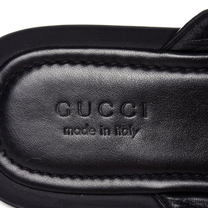 Gucci Monogram Web Mens Thong Sandal 11 Black 9 of 10