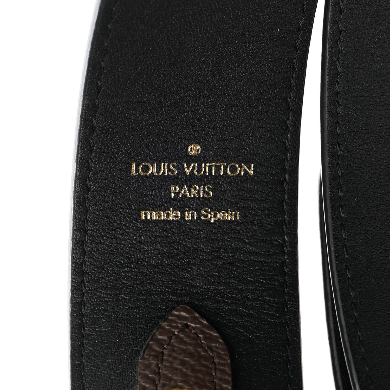 Louis Vuitton Monogram Bandouliere Shoulder Strap Black 6 of 10
