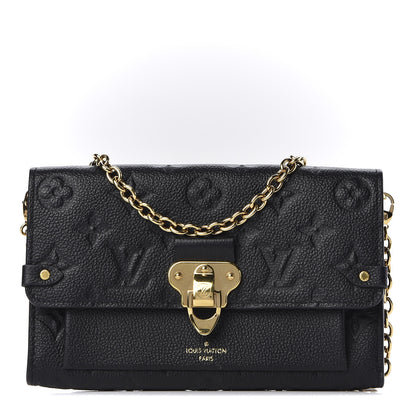 Louis Vuitton Empreinte Vavin Chain Wallet Black 1 of 9