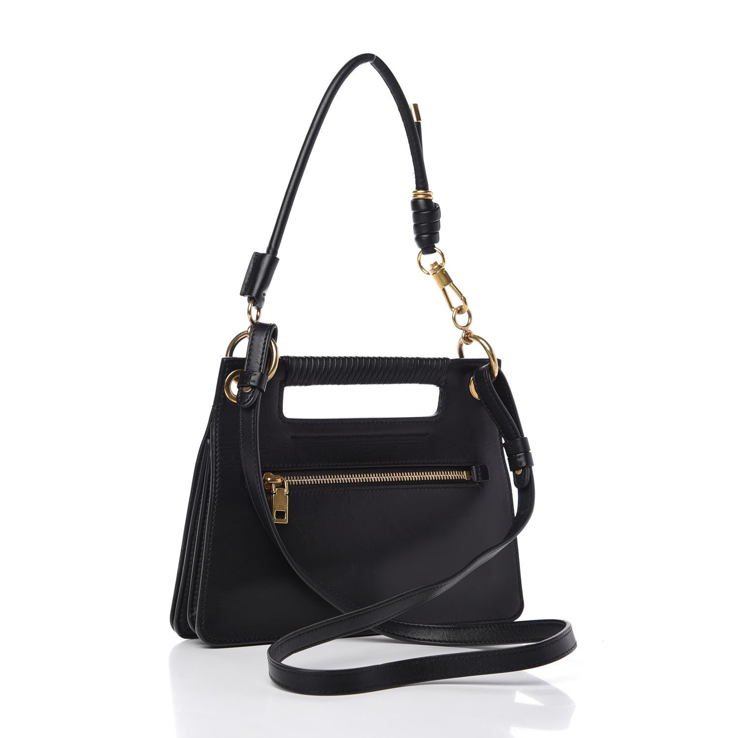 Givenchy Calfskin Small Whip Top Handle Crossbody Black 3 of 9