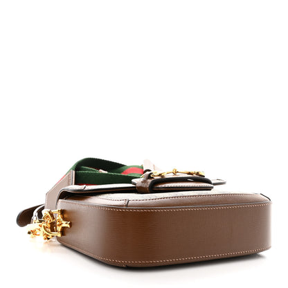 Gucci GG Supreme Monogram Web Mini Horsebit 1955 Shoulder Bag Beige Brown Sugar 4 of 10