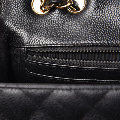 Chanel Caviar Quilted Jumbo Single Flap Black 10 of 11