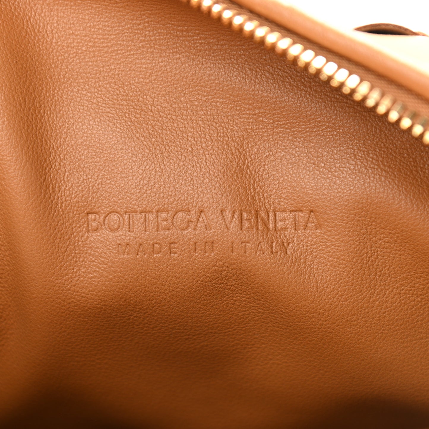 Nappa Intrecciato Teen Jodie Hobo Caramel