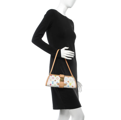 Louis Vuitton Monogram Multicolor Shirley White 2 of 9