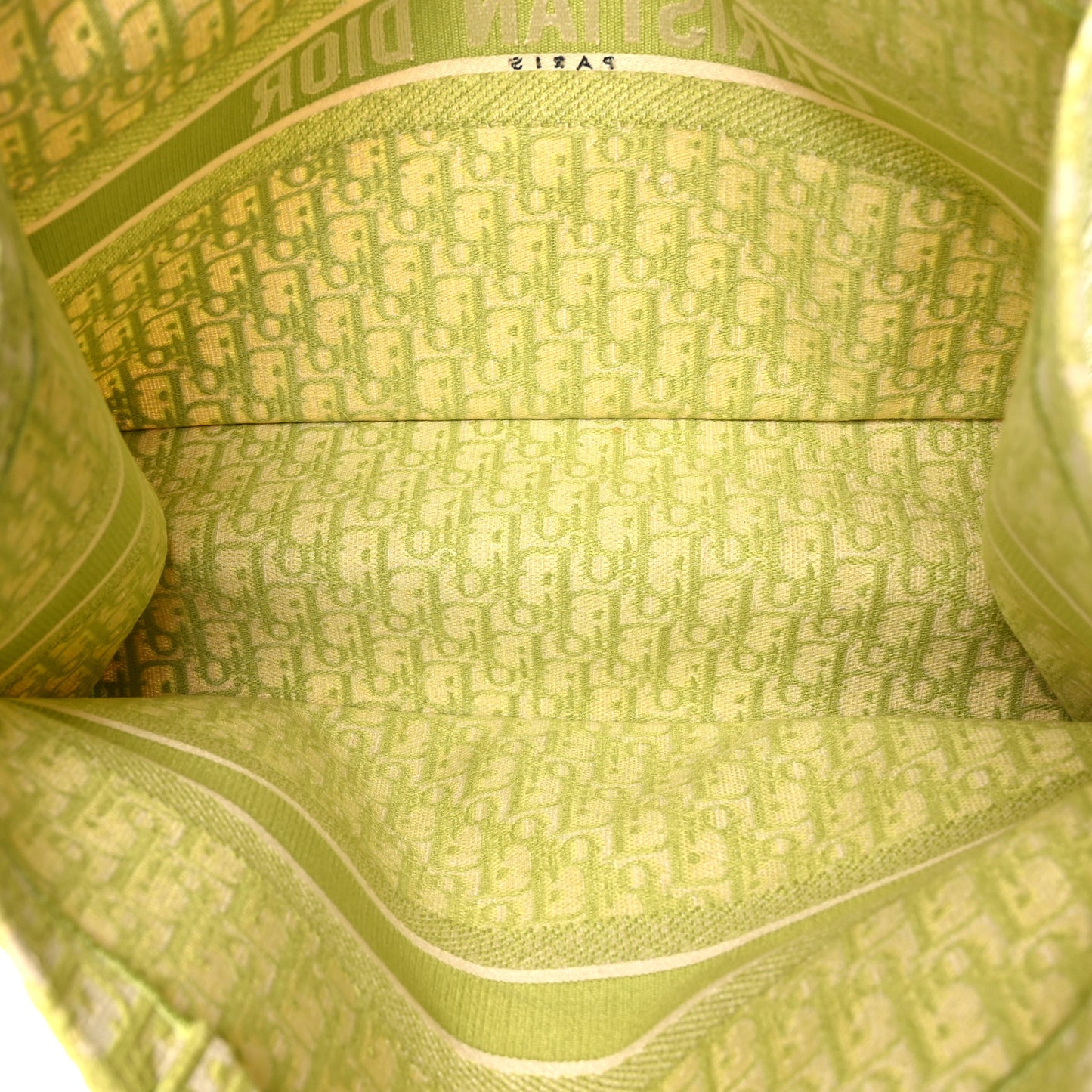 Oblique Large Book Tote Vert Anis