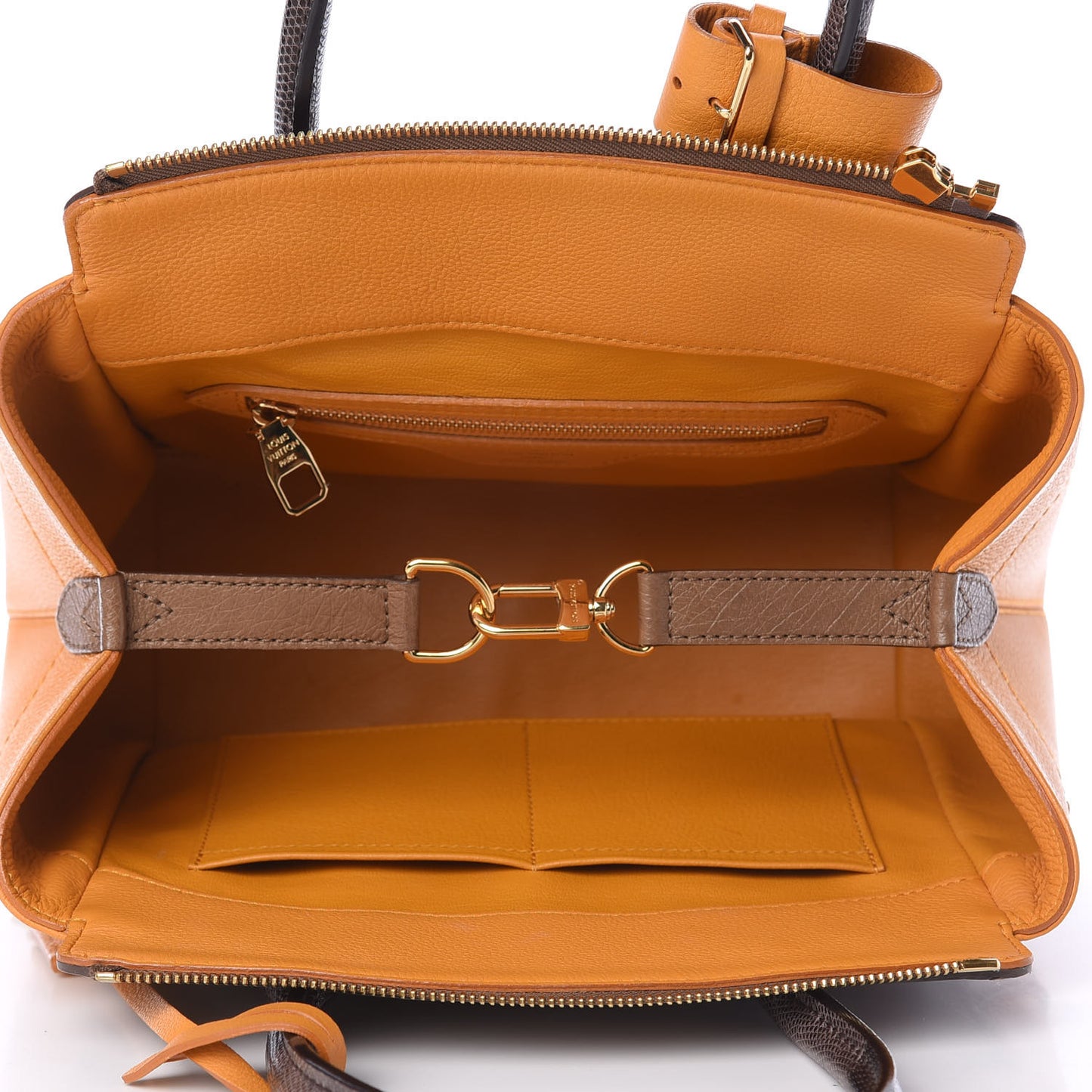 Monogram Ostrich Majestueux PM Yellow