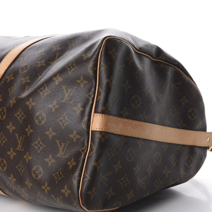 Louis Vuitton Monogram Keepall Bandouliere 55 6 of 12