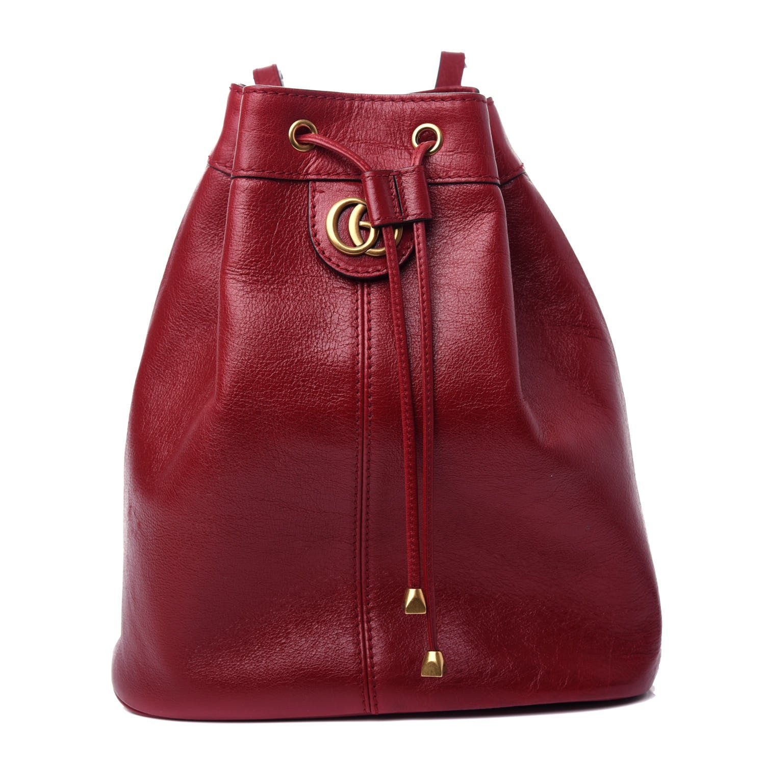Gucci Piuma Lux Energy Medium Re(Belle) Convertible Bucket Bag Hibiscus Red 1 of 9
