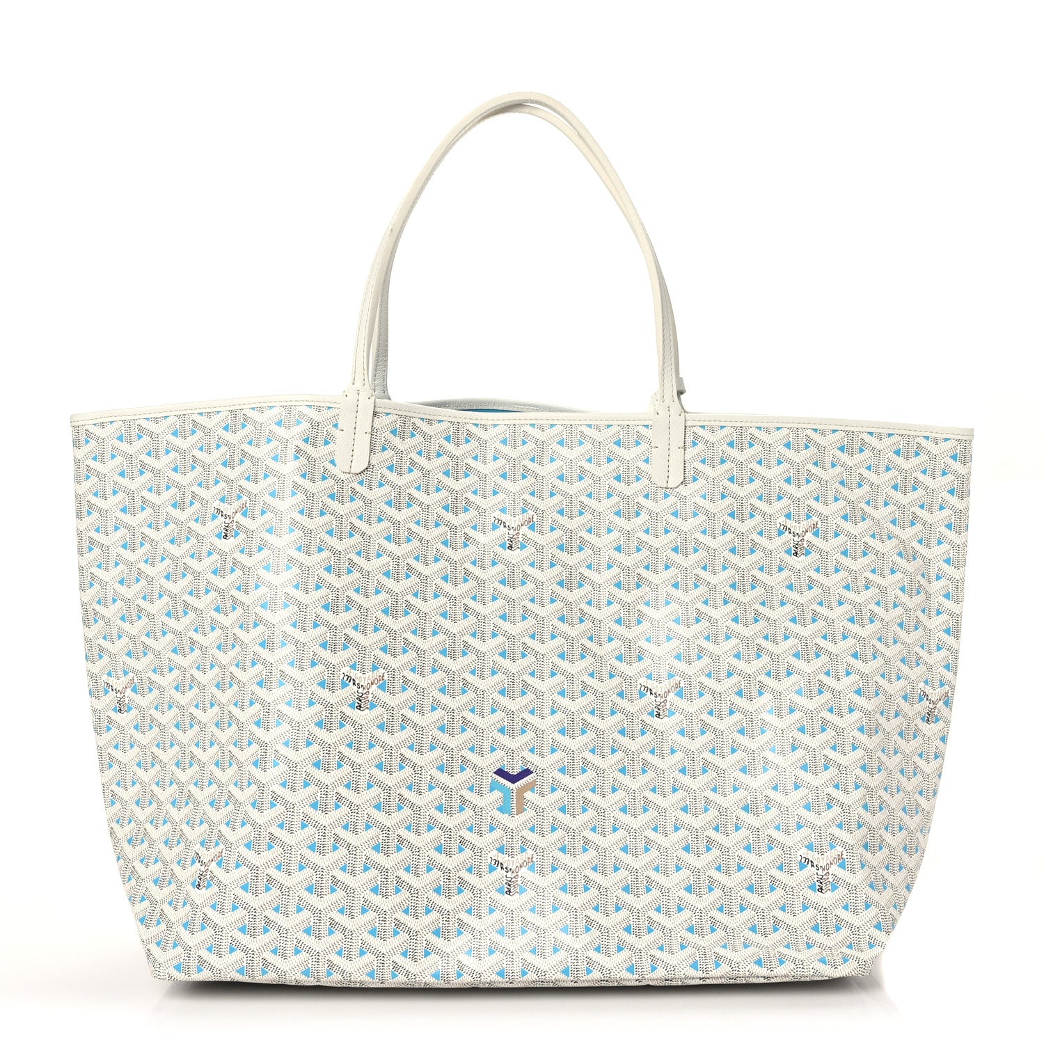 Goyard Goyardine Saint Louis Claire Voie GM White Opaline 1 of 10