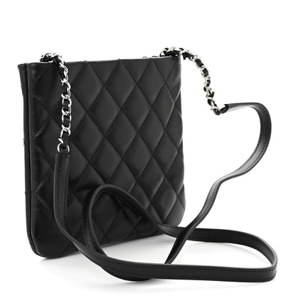 Chanel Calfskin Quilted Crossbody Bag Black 3 of 10