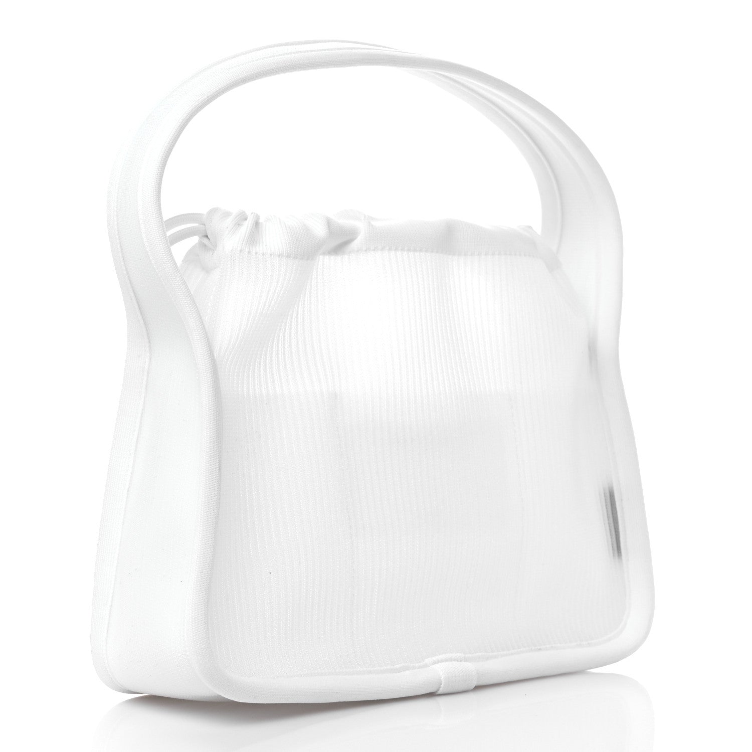 Alexander Wang Ribbed Knit Small Ryan Bag White 3 of 11