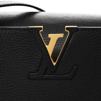 Louis Vuitton Taurillon Capucines PM Black 8 of 11