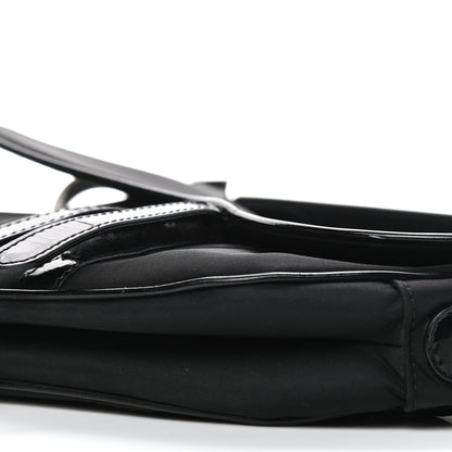 Christian Dior Nylon Saddle Bag Black 8 of 11