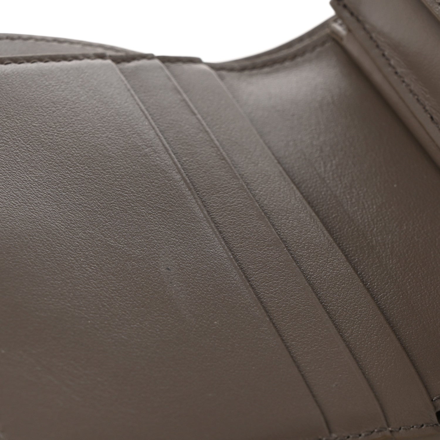 Celine Grained Calfskin Small Multifunction Strap Wallet Pebble Mineral 8 of 9