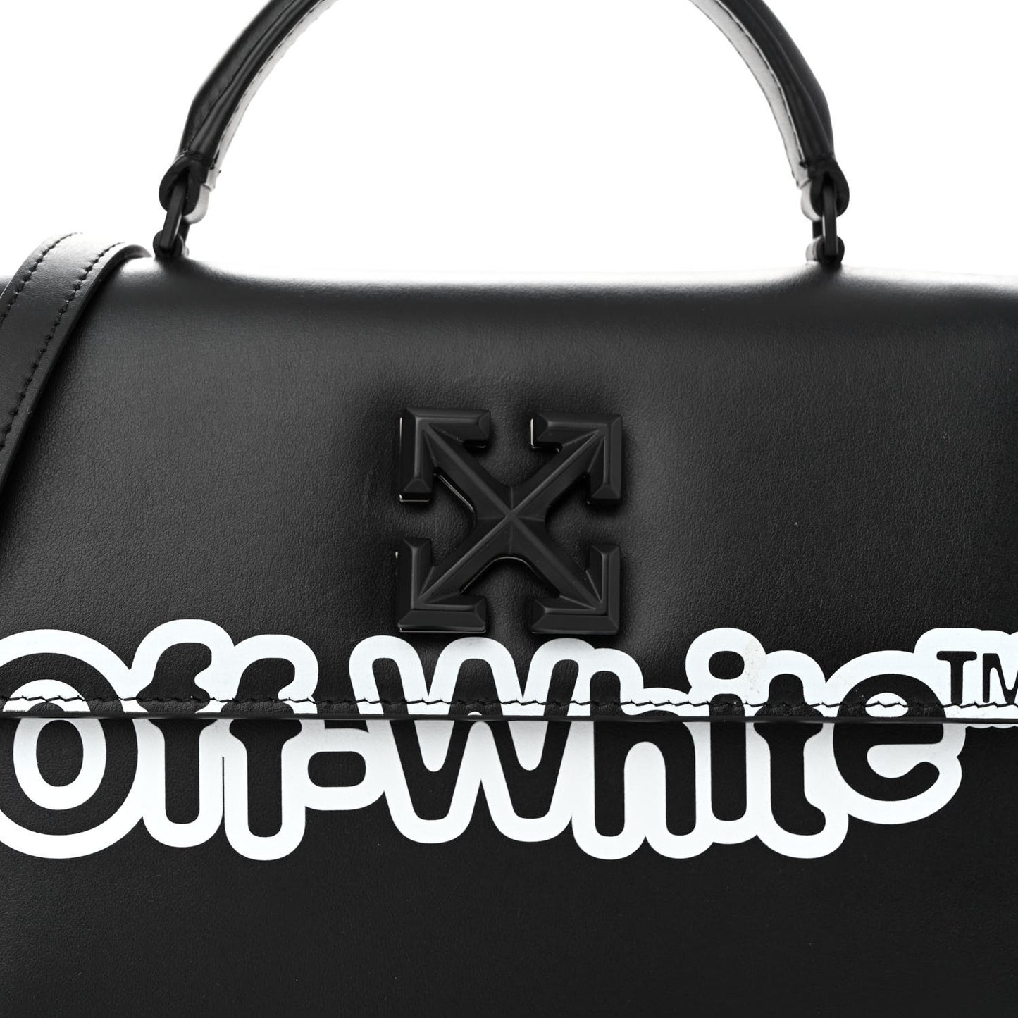 Calfskin Jitney 1.4 Shoulder Bag Black