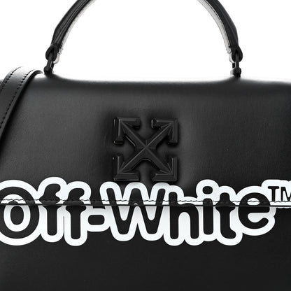 Off-White Calfskin Jitney 1.4 Shoulder Bag Black 8 of 13
