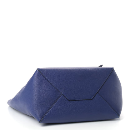 Celine Soft Grained Calfskin Small Belt Cabas Phantom Indigo 4 of 10