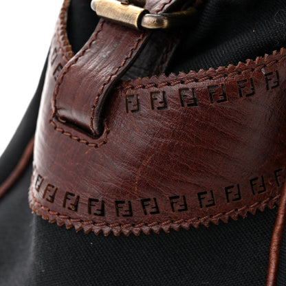 Fendi Canvas Bag De Jour Tote Black Tobacco 20 of 21