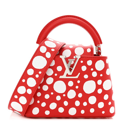 Louis Vuitton LV X YK Taurillon Capucines Mini Red White 1 of 8