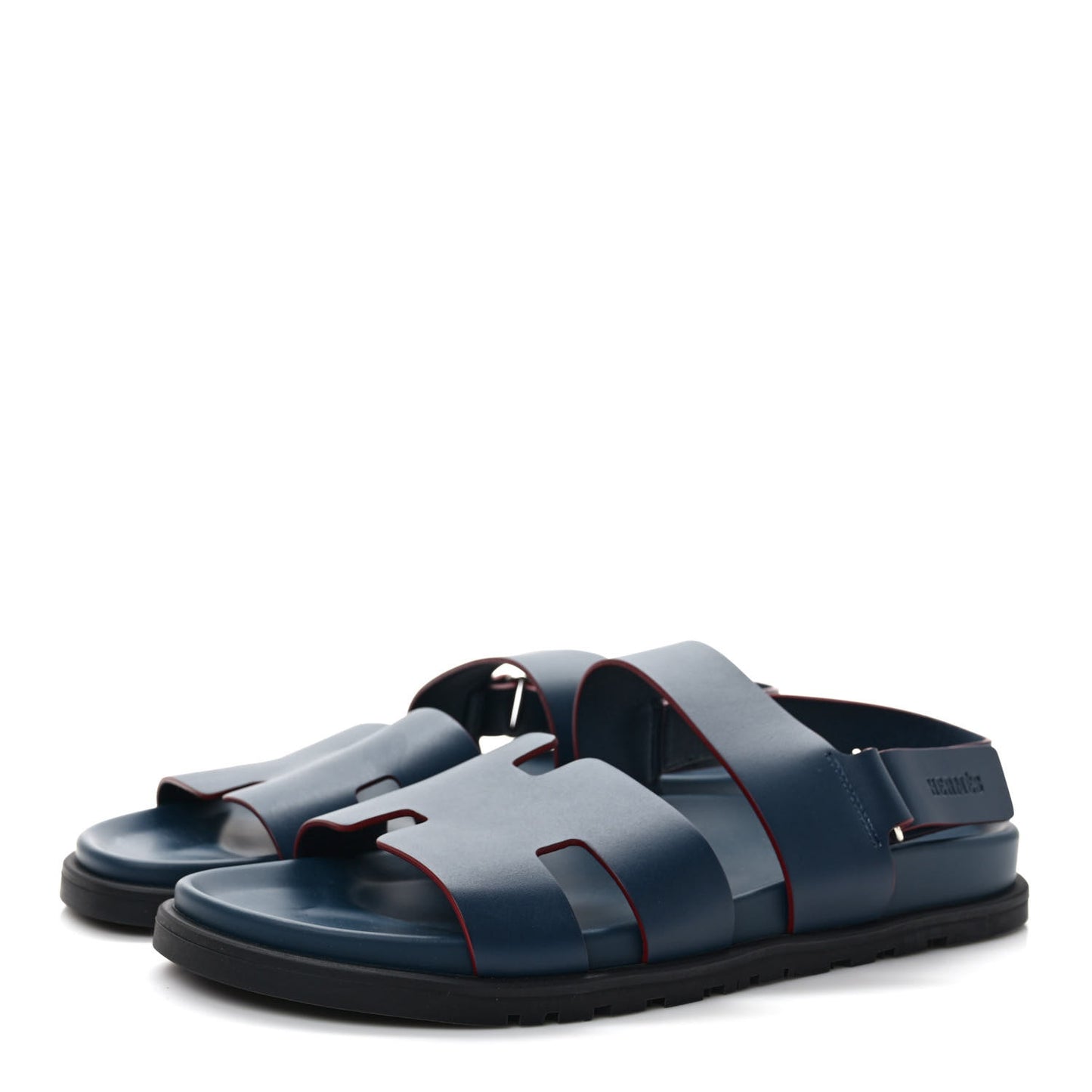 Calfskin Mens Genius Sandals 42.5 Marine
