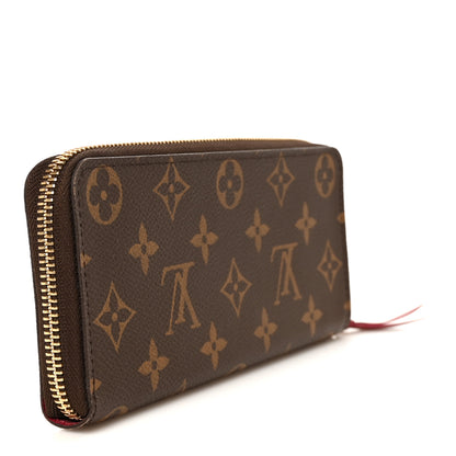 Louis Vuitton Monogram Clemence Wallet Fuchsia 3 of 8
